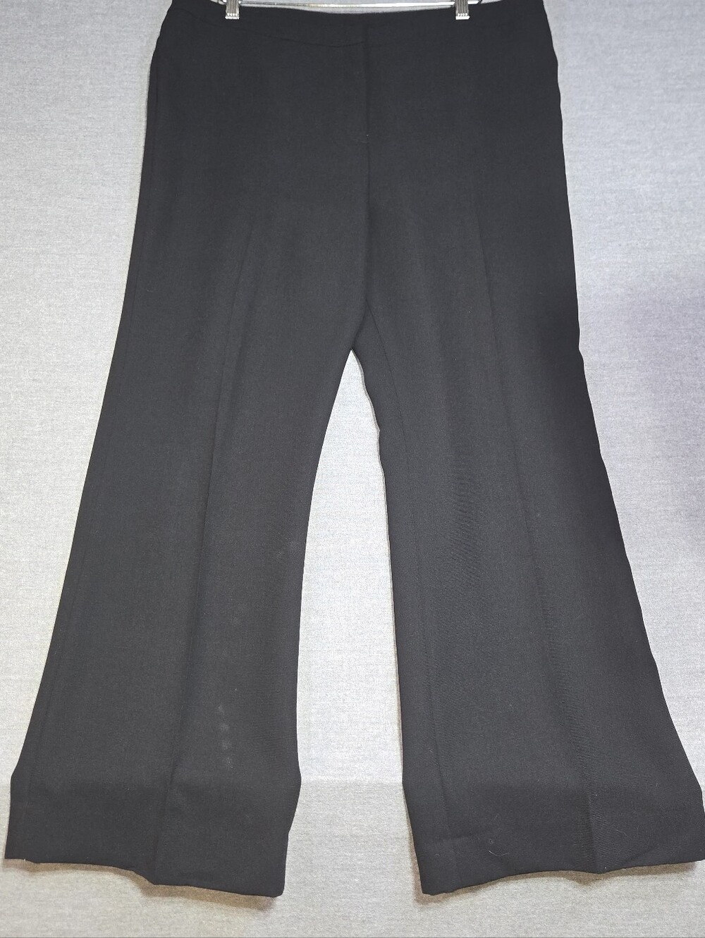 Black Wide Leg Dress Pants Trouser Slacks Women's Size 18 Career Office